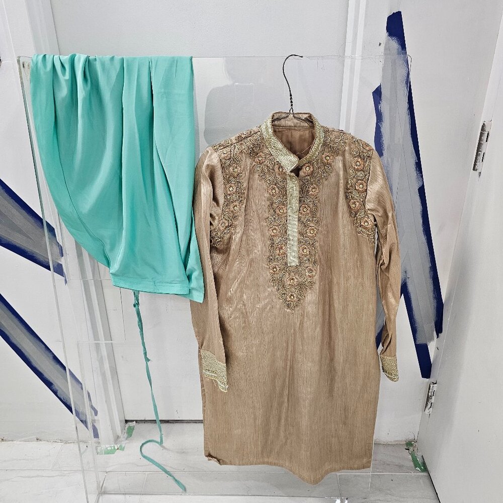 Silk Top with Salwar